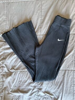Womens Nike Flare Ribbed Pants